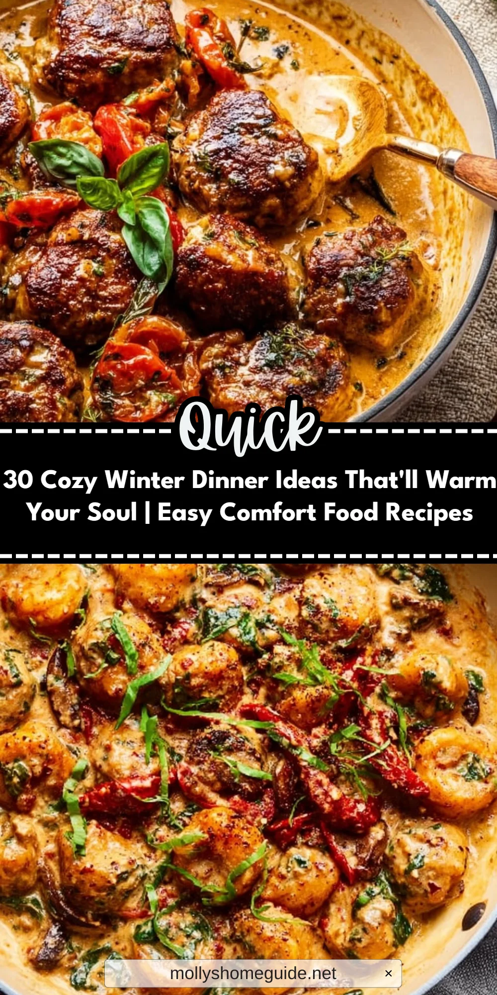 30 Cozy Winter Dinner Ideas That'll Warm Your Soul | Easy Comfort Food Recipes