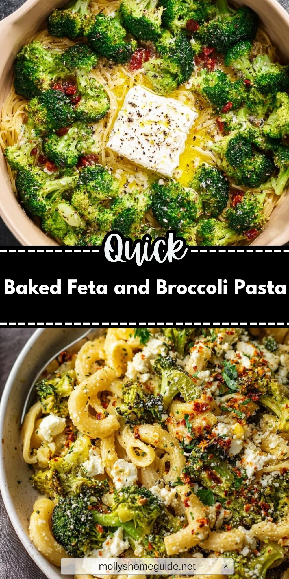 Baked Feta and Broccoli Pasta