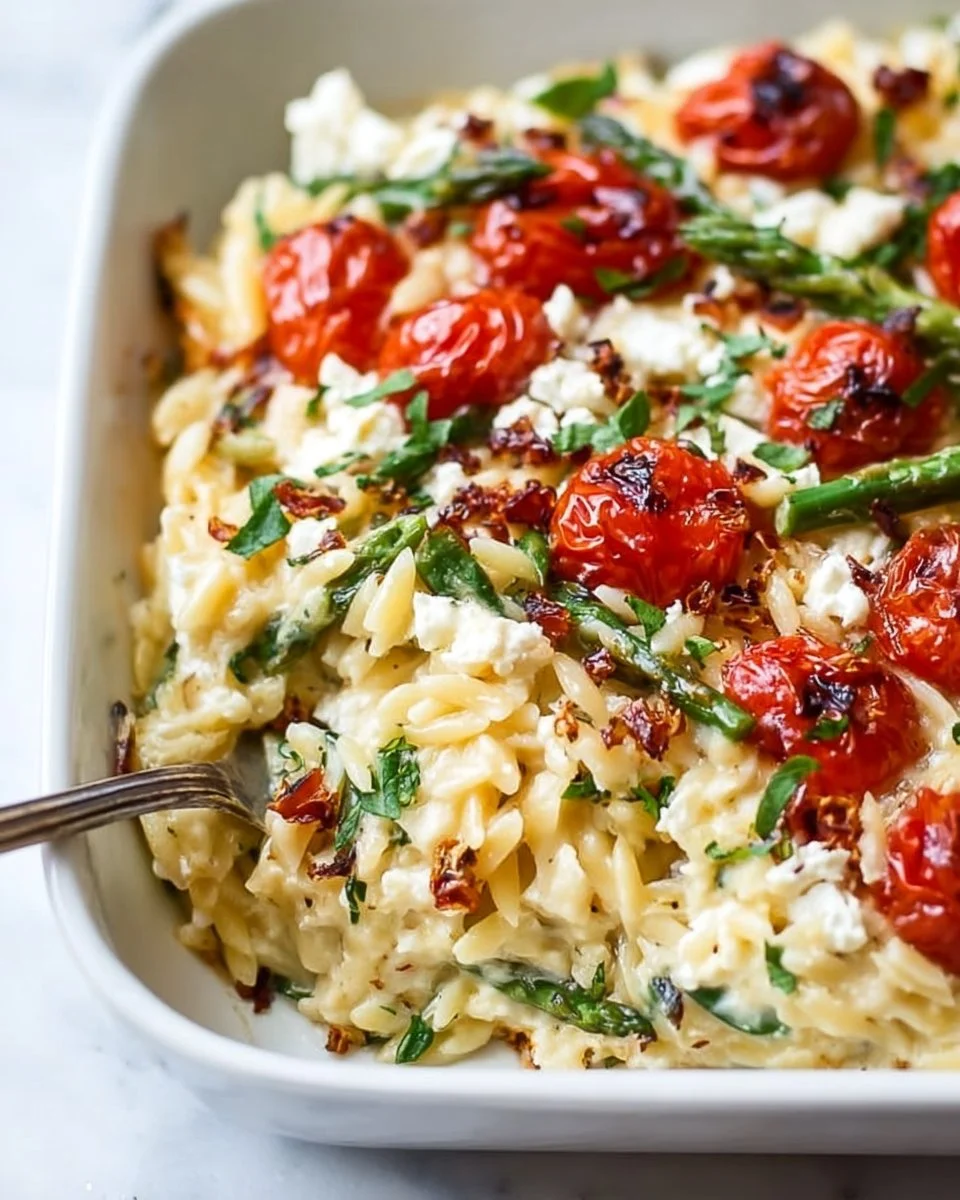 Baked Feta Orzo