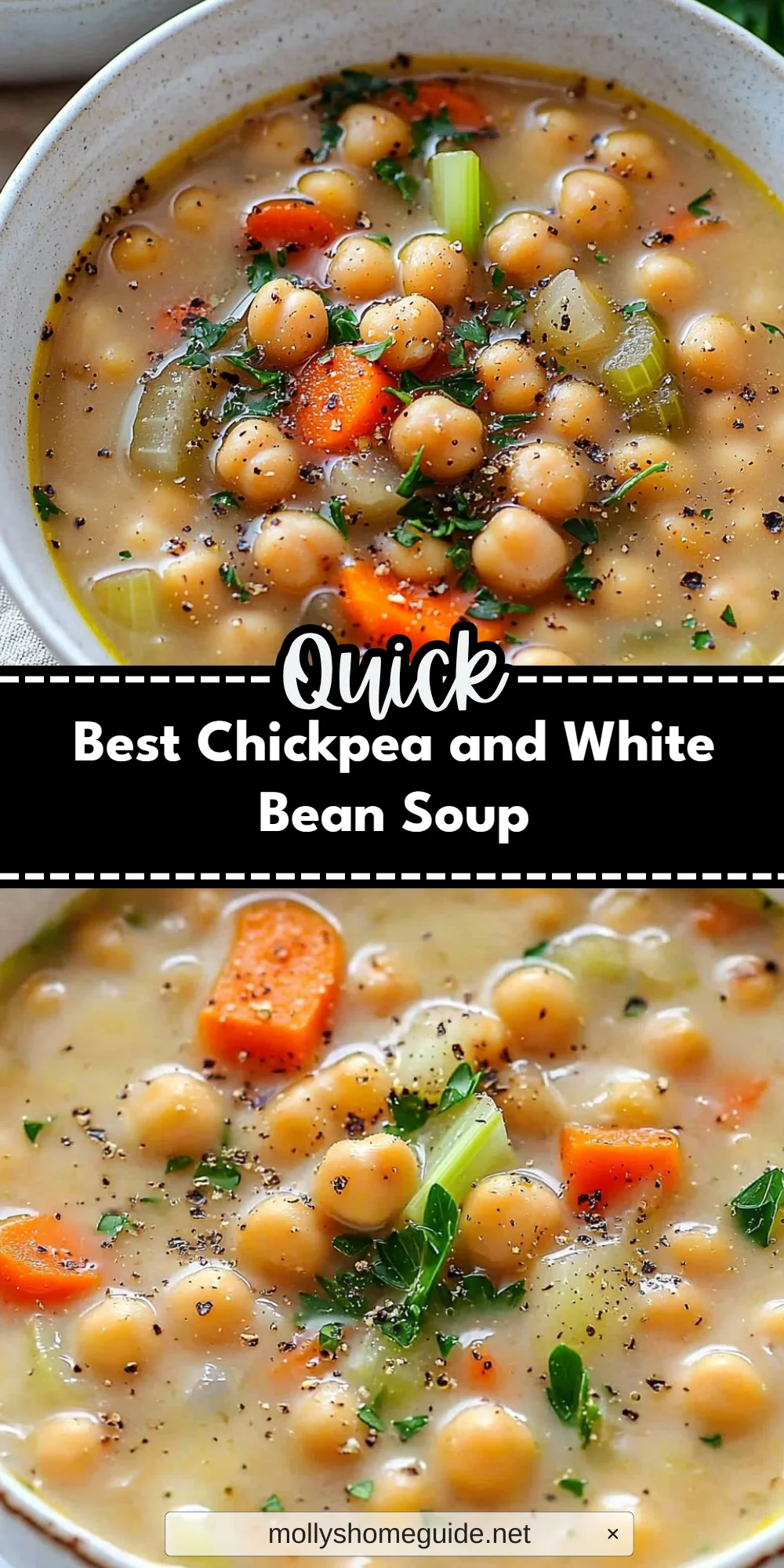 Best Chickpea and White Bean Soup