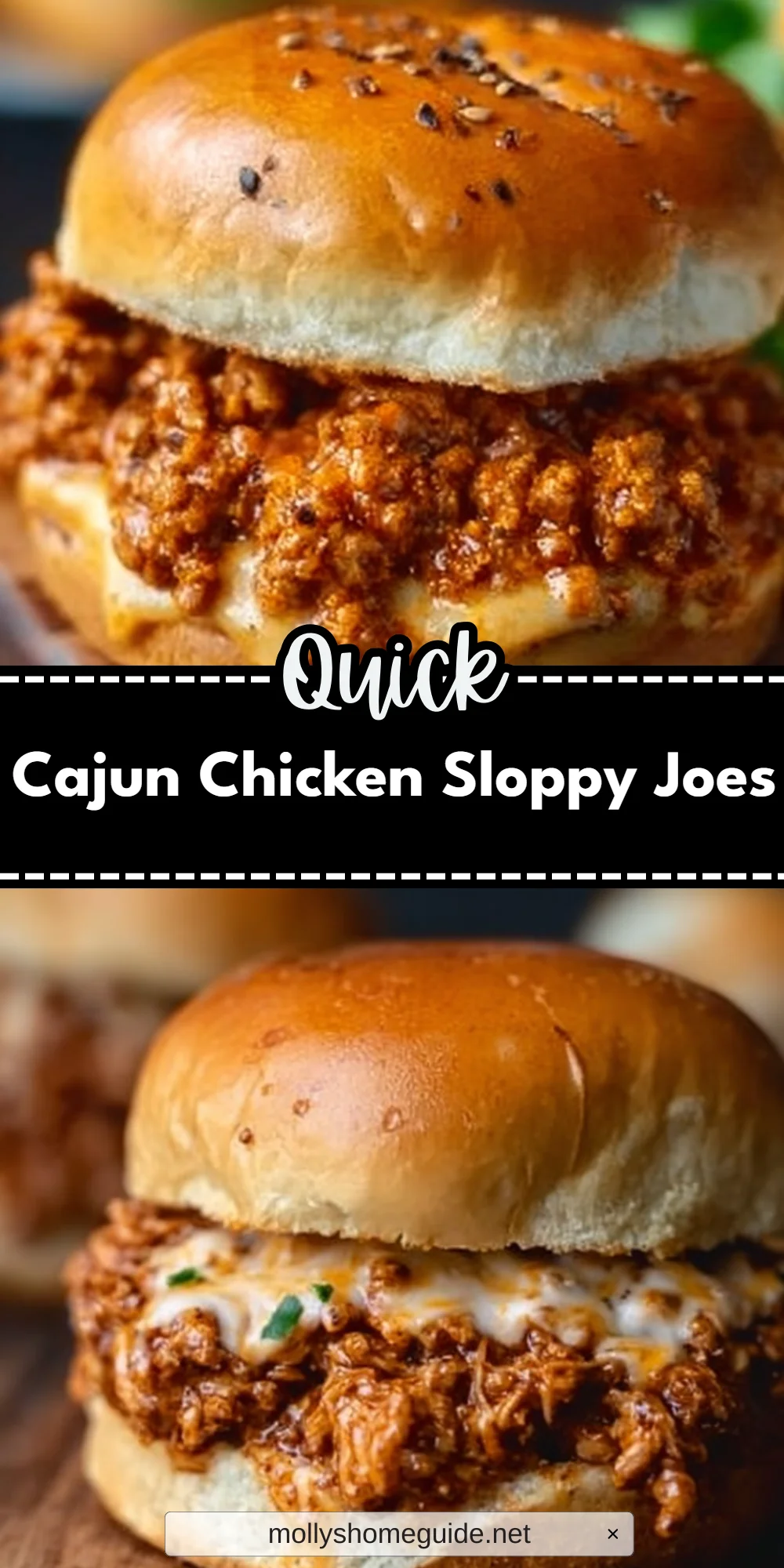 Cajun Chicken Sloppy Joes