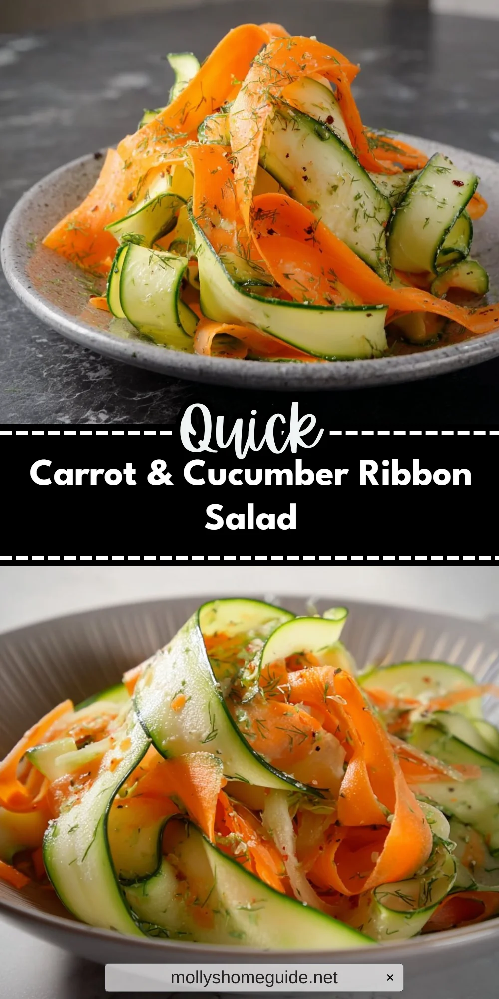 Carrot & Cucumber Ribbon Salad