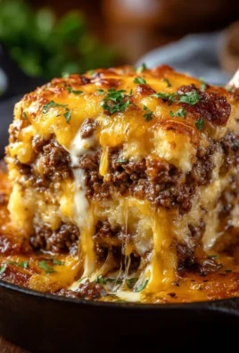 Delicious Cattle Drive Casserole served in a rustic dish