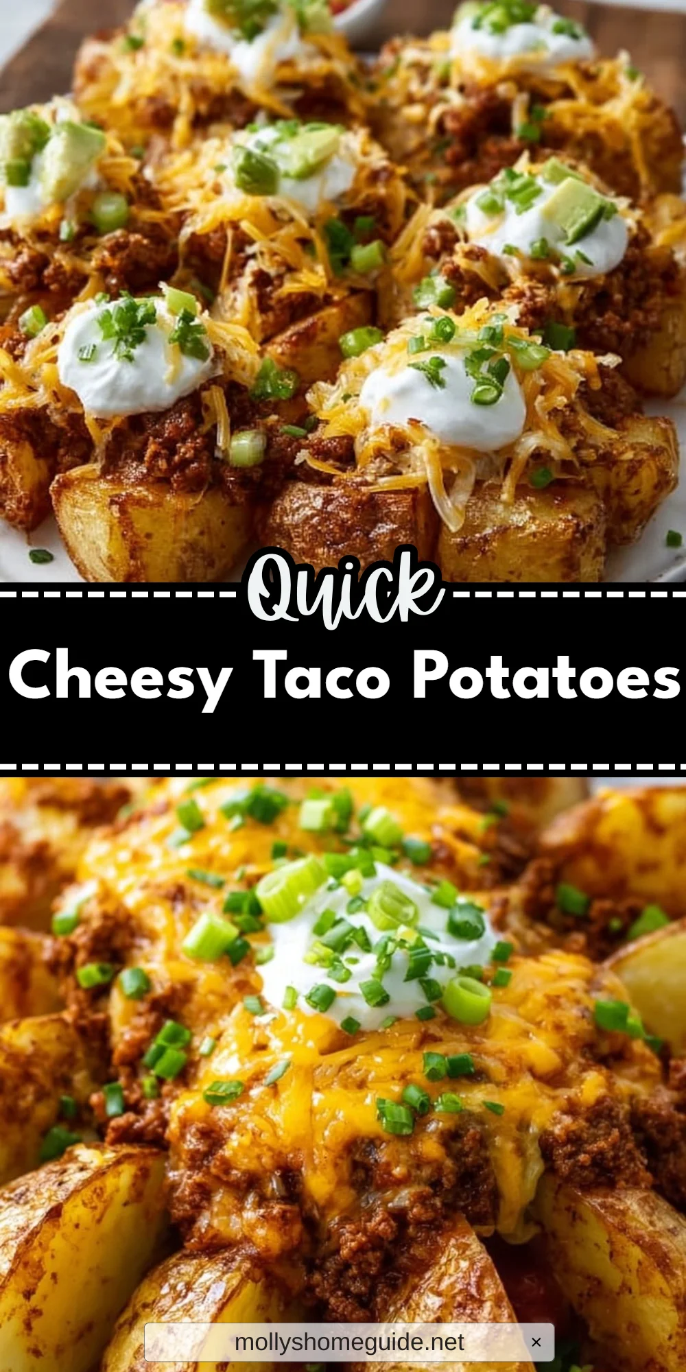 Cheesy Taco Potatoes