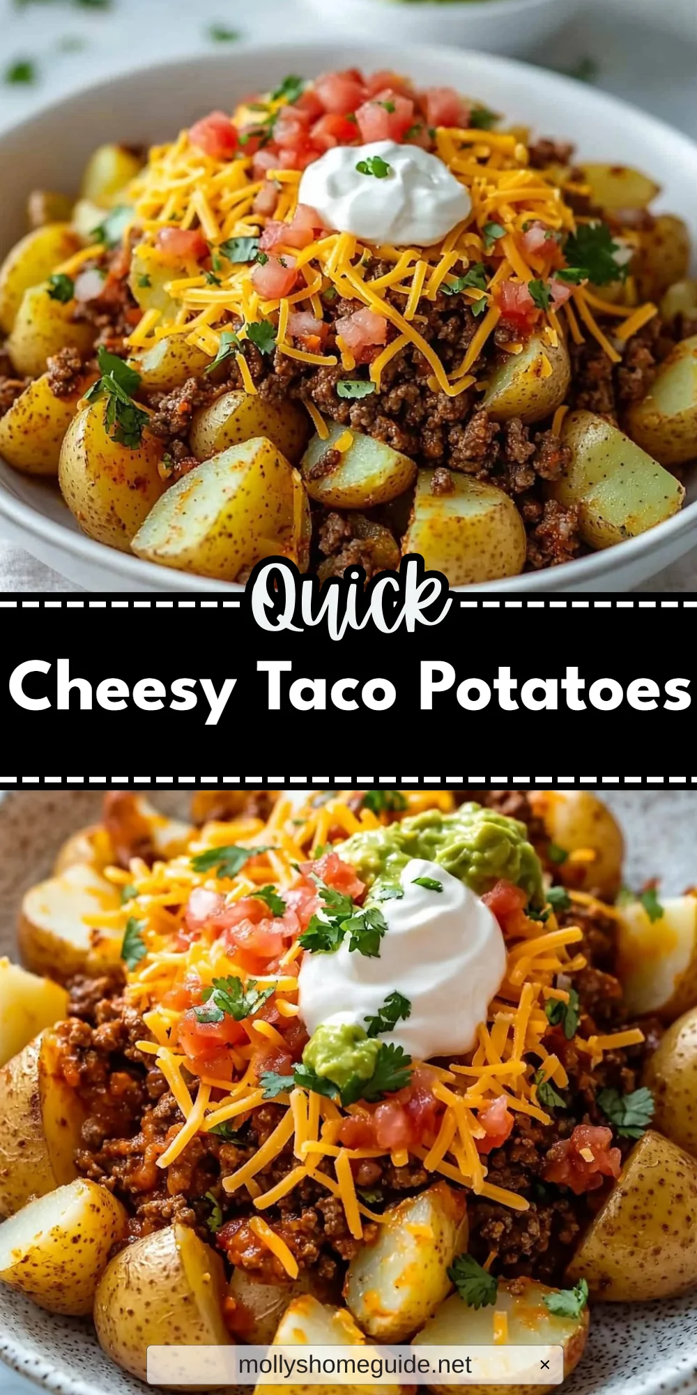Cheesy Taco Potatoes