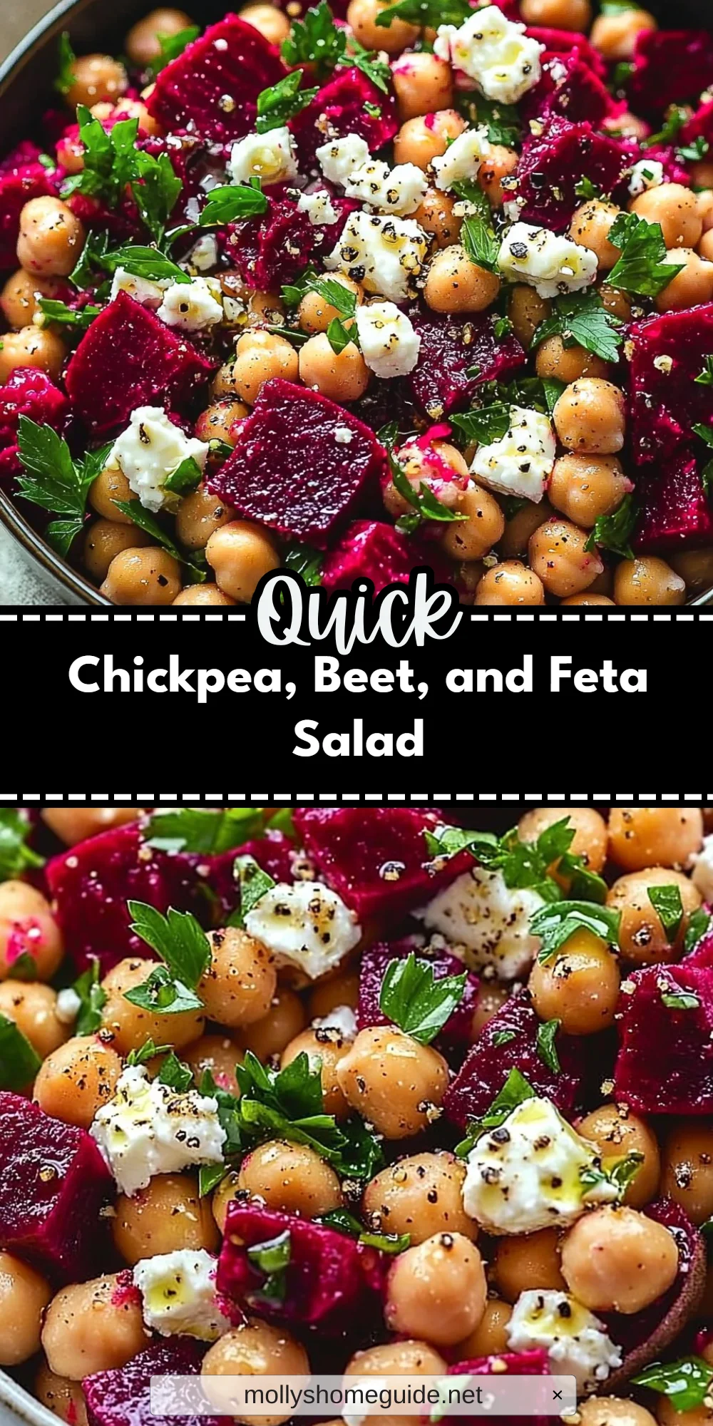 Chickpea, Beet, and Feta Salad