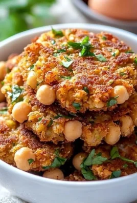 Plate of crispy chickpea fritters served with dipping sauce
