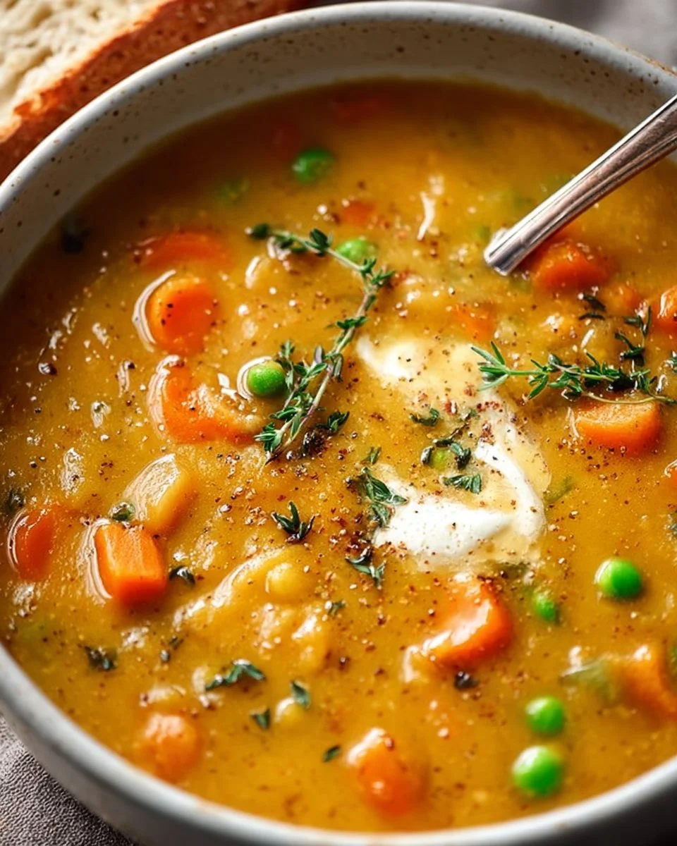 Comforting One-Pot Creamy Vegetable Soup
