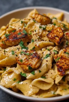 Creamy Cajun Chicken Pasta served in a bowl with vibrant colors and spices