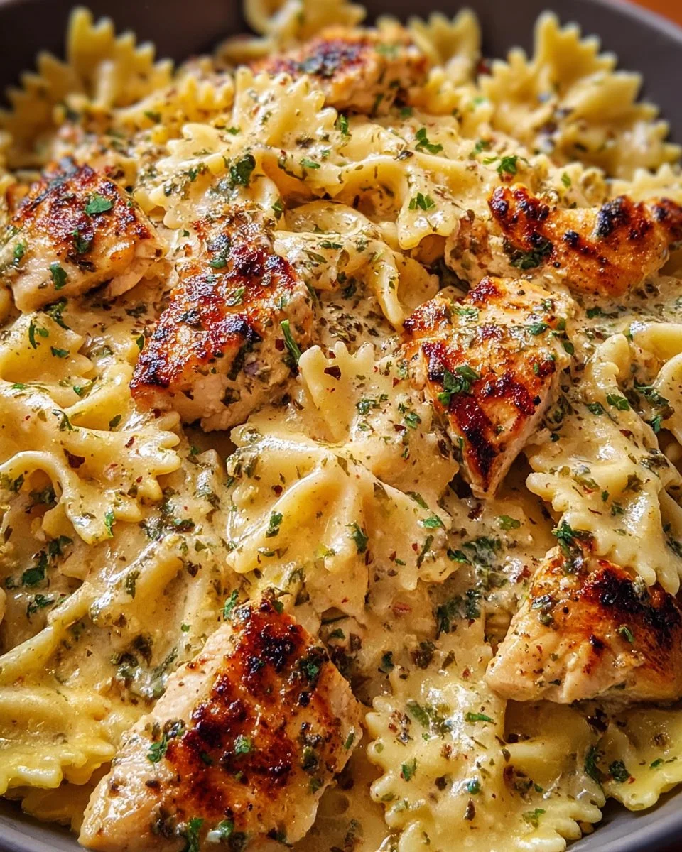 Creamy Chicken Bowtie Pasta