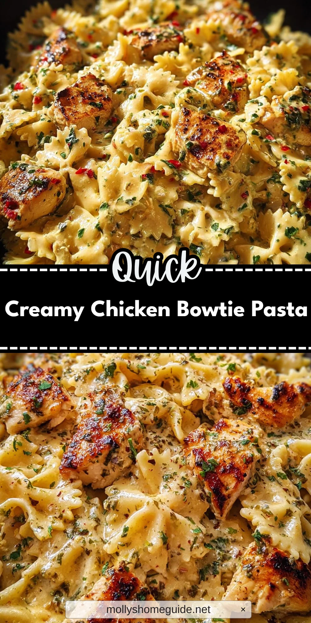 Creamy Chicken Bowtie Pasta