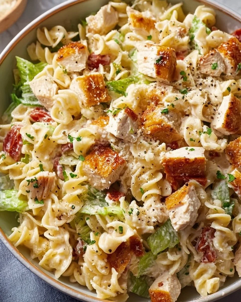 Creamy Chicken Pasta Salad