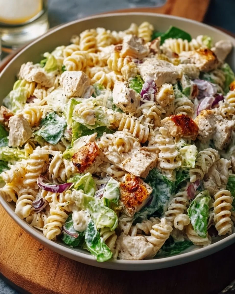 Creamy Chicken Pasta Salad