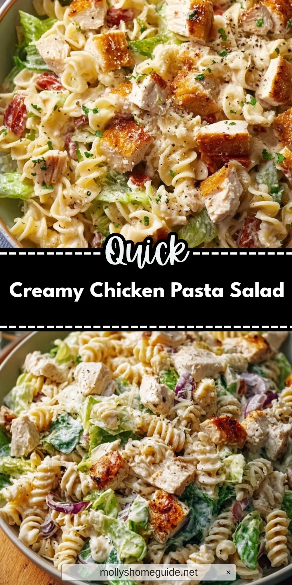 Creamy Chicken Pasta Salad