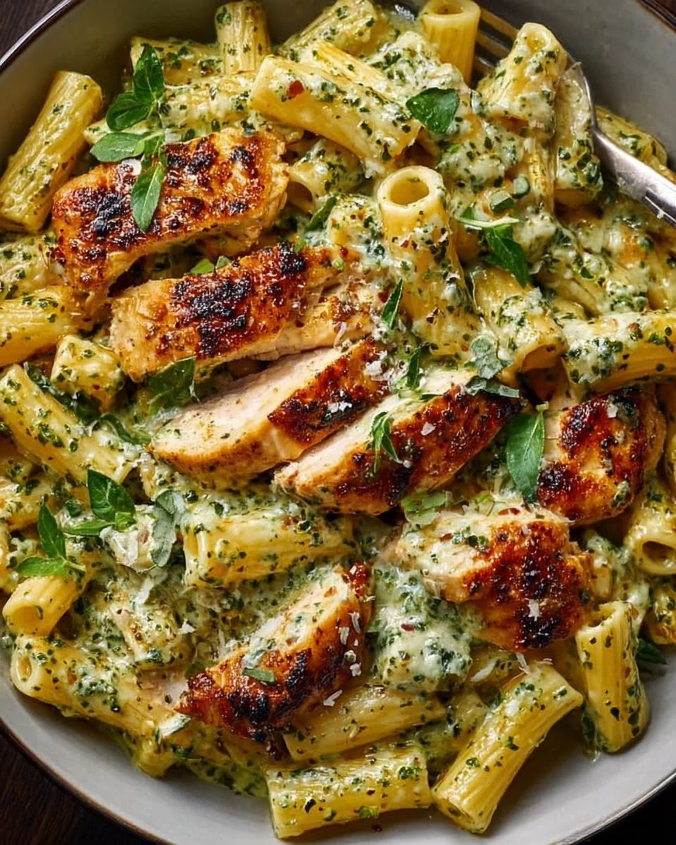 Creamy Pesto Chicken Pasta