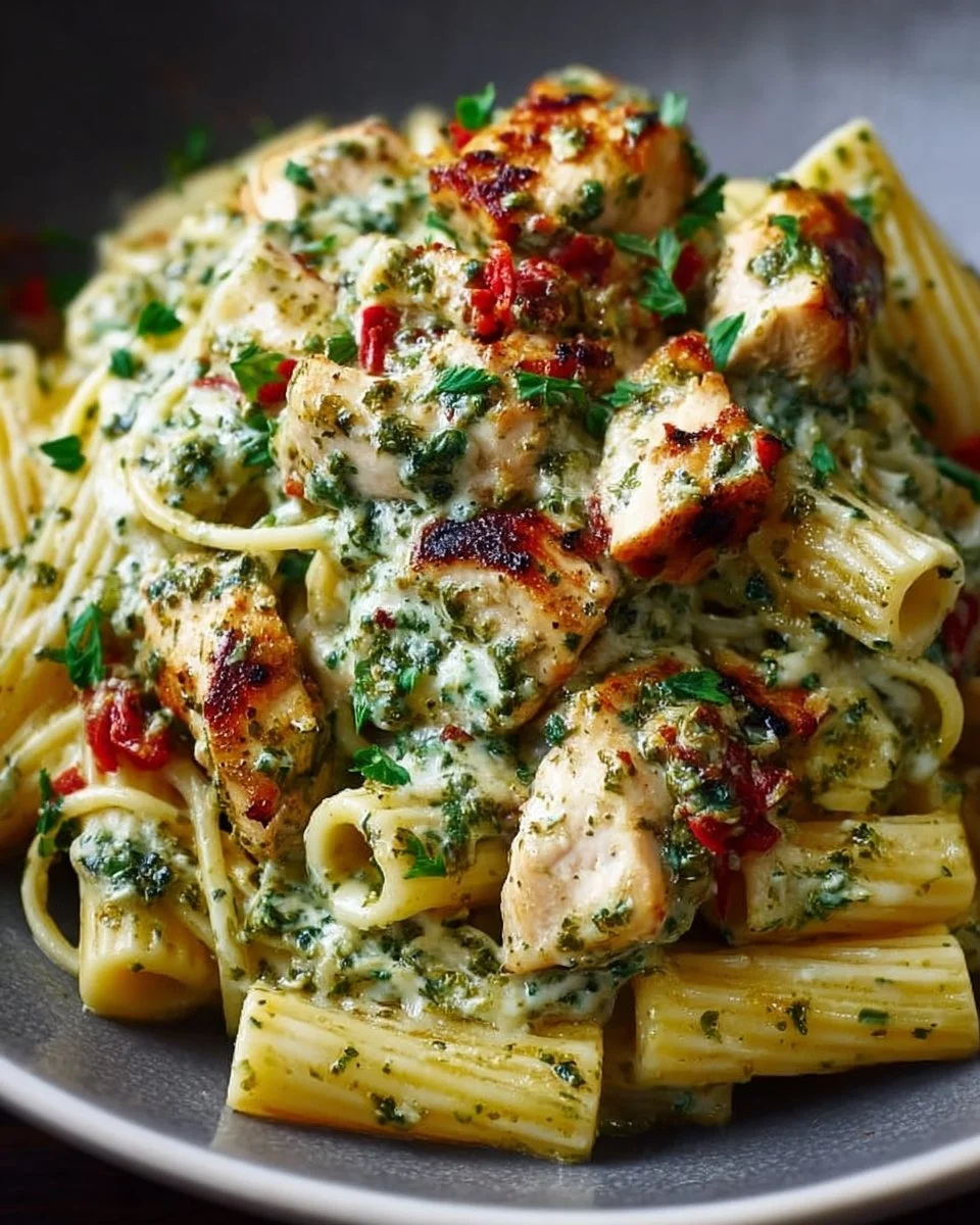 Creamy Pesto Chicken Pasta