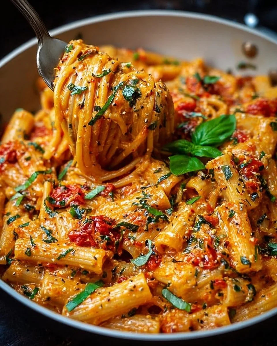 Creamy Tomato Garlic Pasta