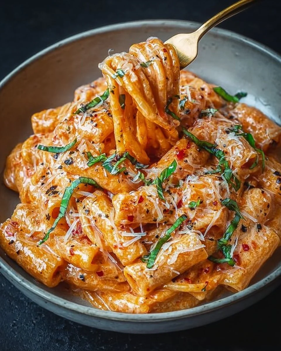 Creamy Tomato Garlic Pasta