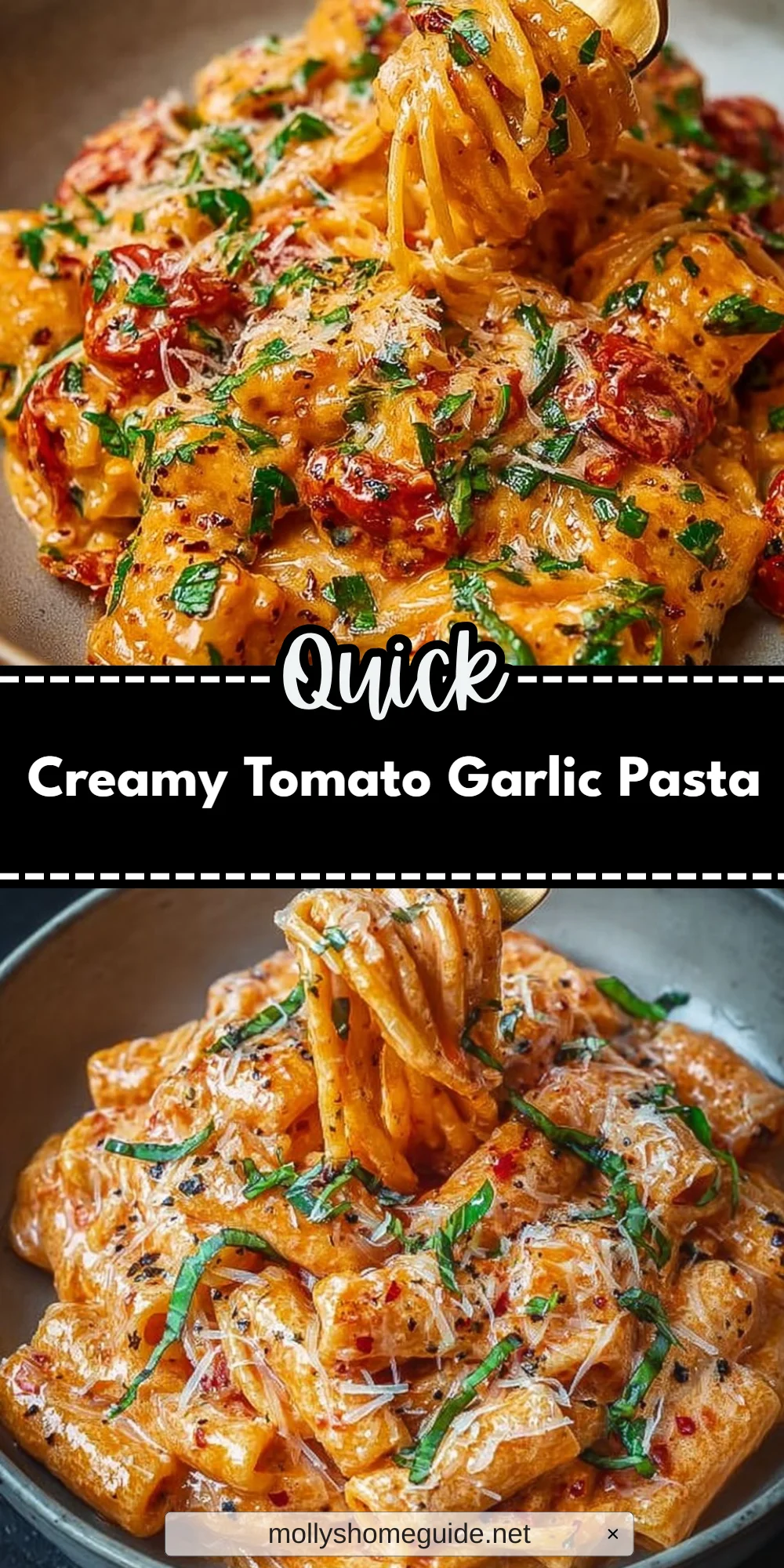 Creamy Tomato Garlic Pasta