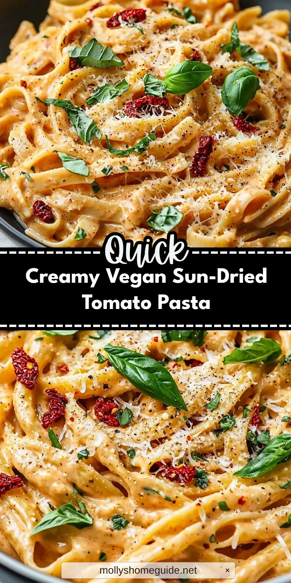 Creamy Vegan Sun-Dried Tomato Pasta
