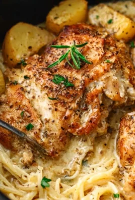 Crock Pot Angel Chicken served with rice and vegetables