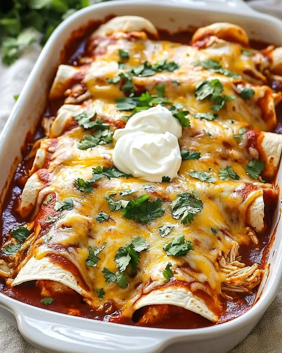 Delicious Chicken Enchiladas