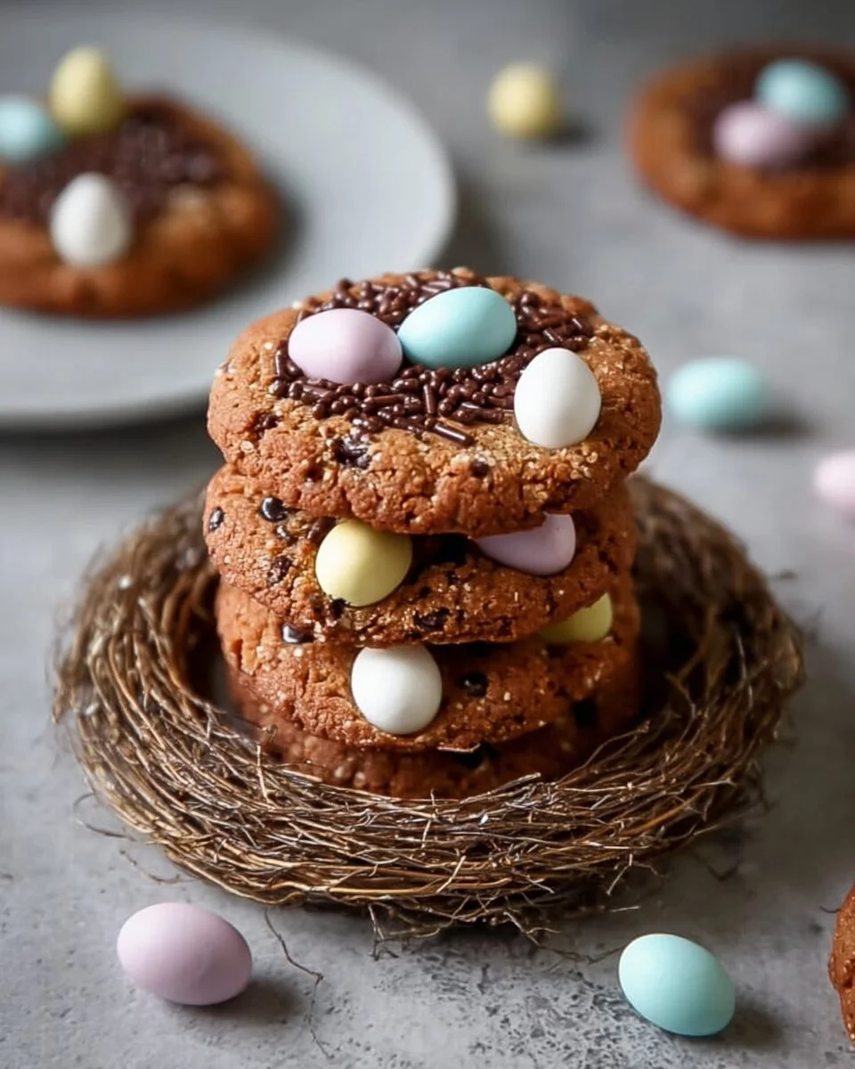 Easter Birds Nest Cookies