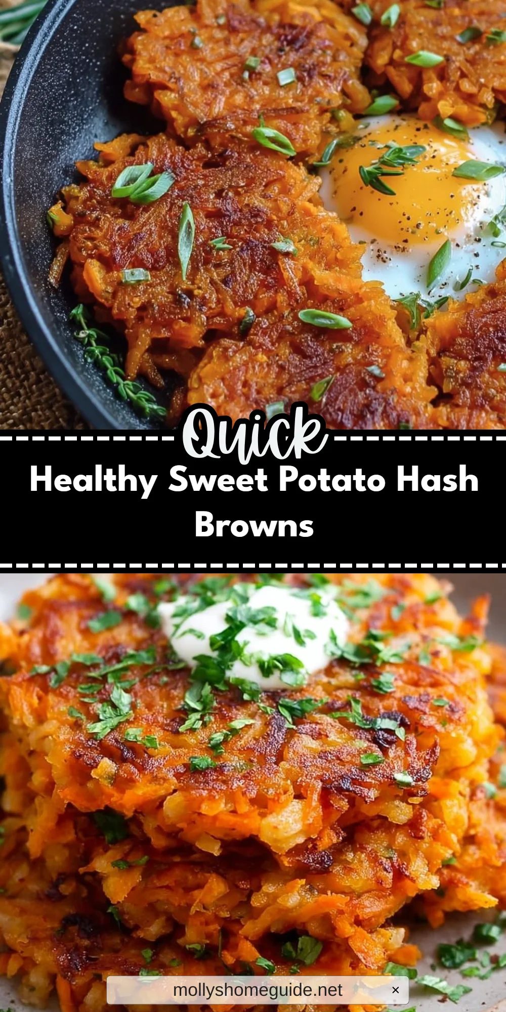 Healthy Sweet Potato Hash Browns