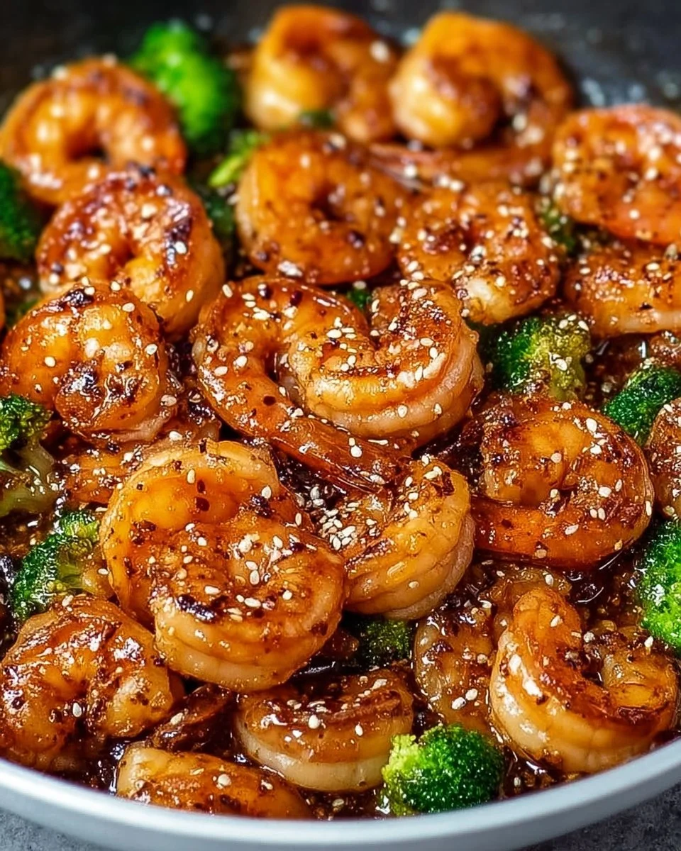 High-Protein Honey Garlic Shrimp