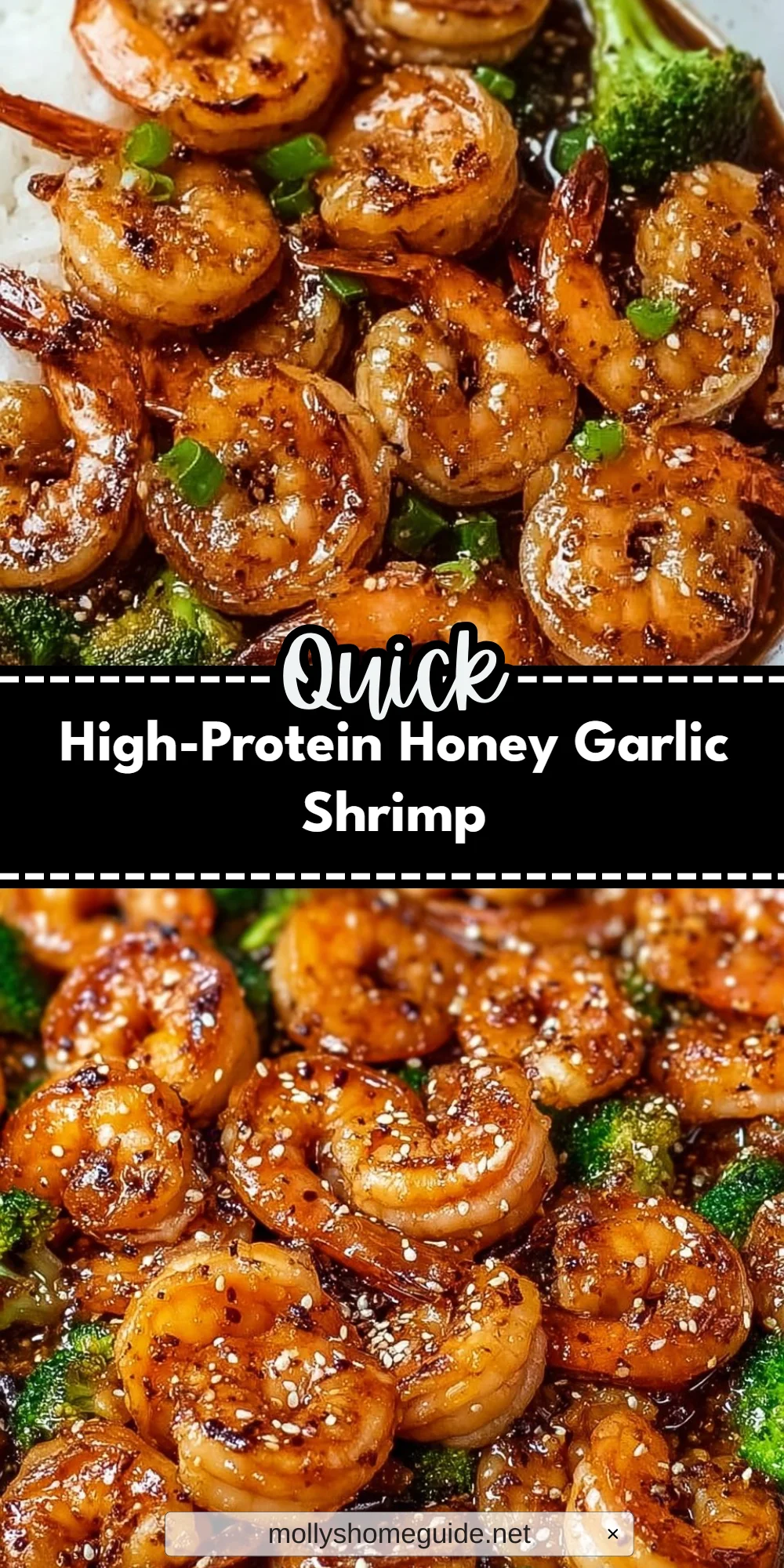 High-Protein Honey Garlic Shrimp