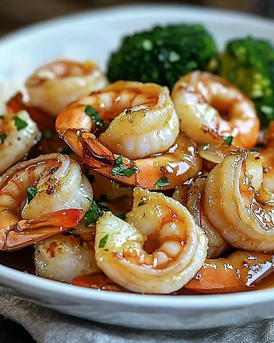 High-Protein Honey Garlic Shrimp