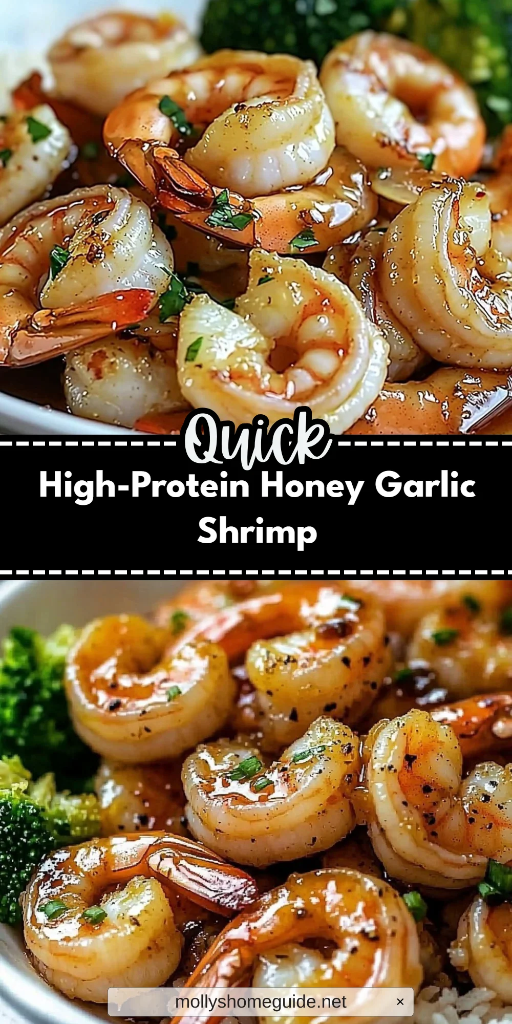 High-Protein Honey Garlic Shrimp