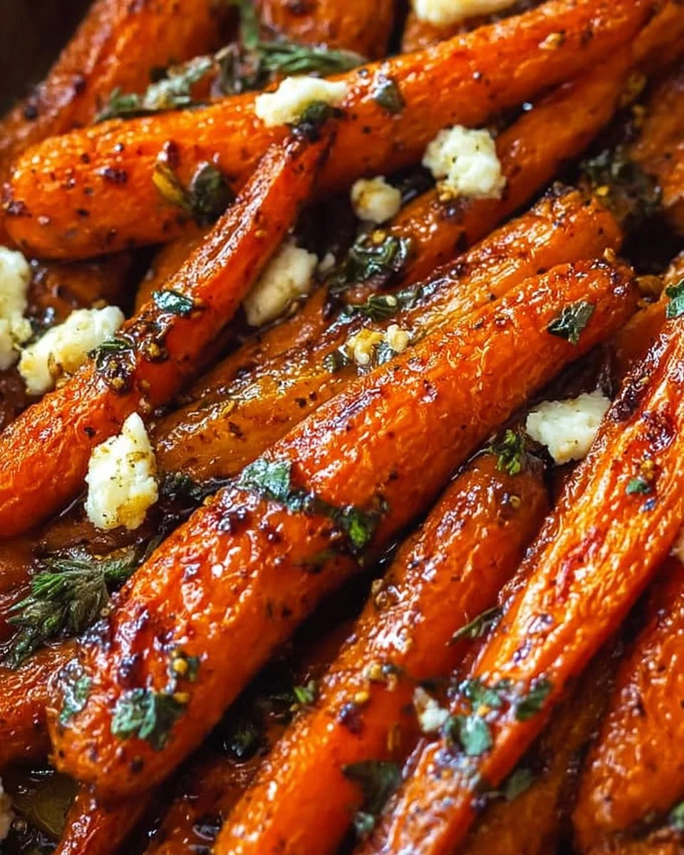 ❤️ Honey Balsamic Roasted Carrots: A Sweet & Savory Culinary Delight! 🥕🍯🔥