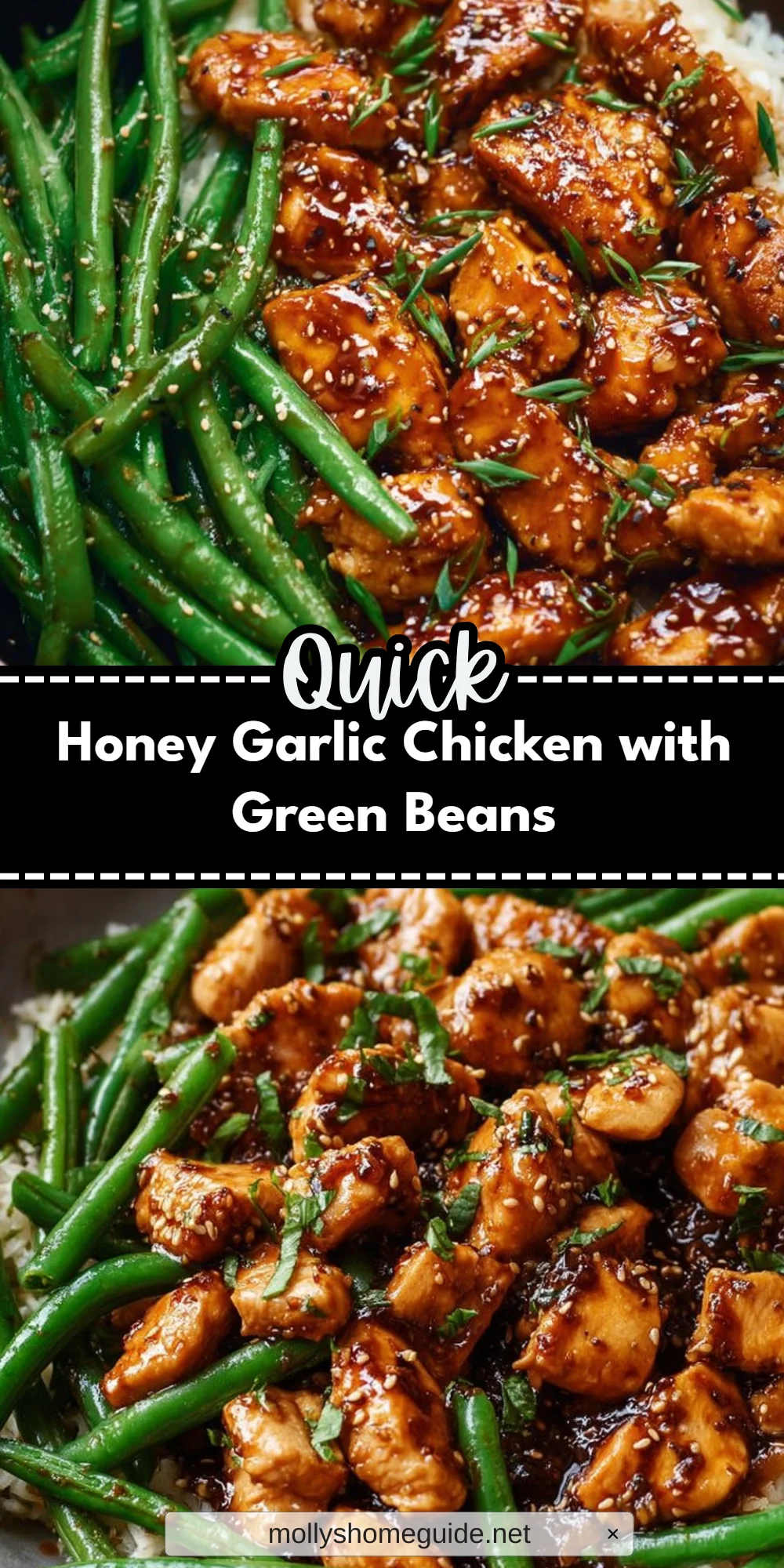 Honey Garlic Chicken with Green Beans