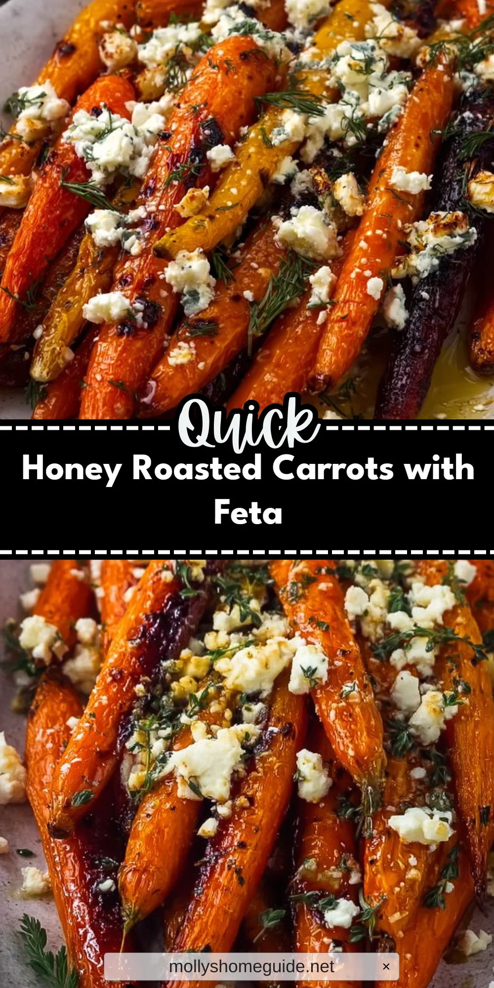 Honey Roasted Carrots with Feta