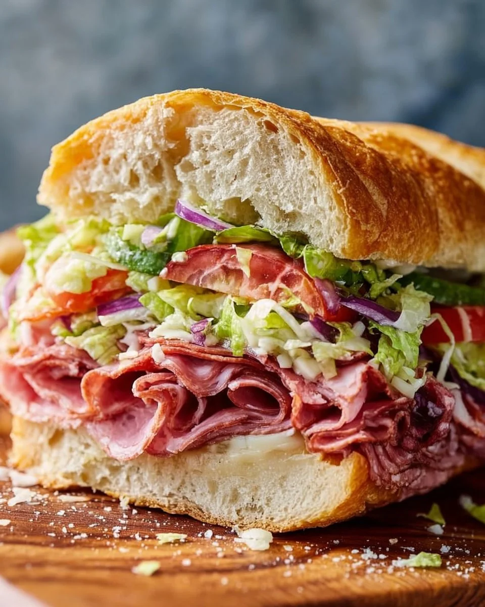 Italian Grinder Salad Sandwich