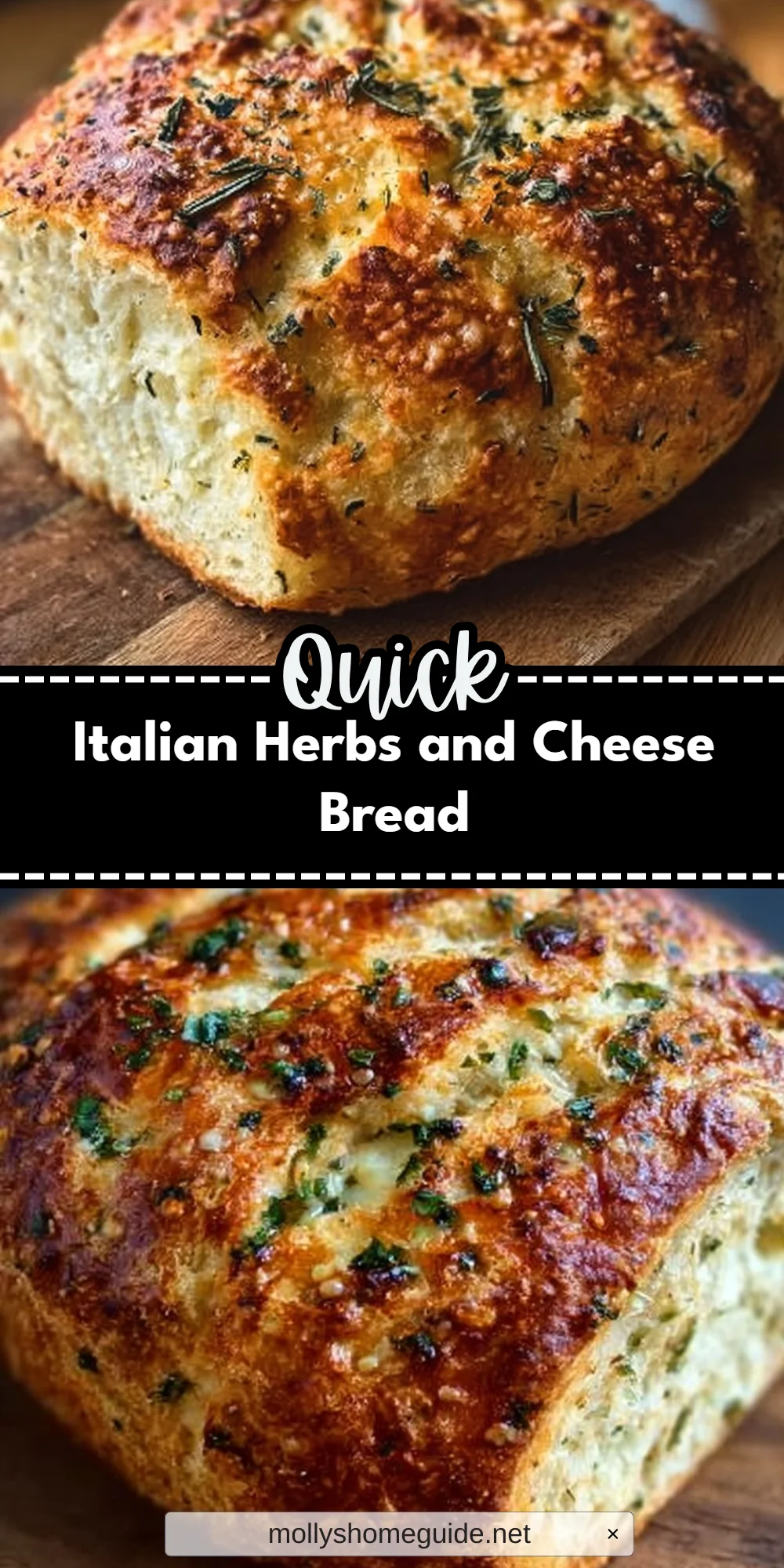 Italian Herbs and Cheese Bread