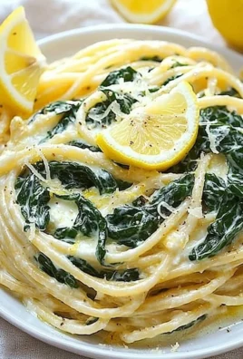 Delicious lemon ricotta pasta with spinach, fresh herbs, and a touch of lemon zest.