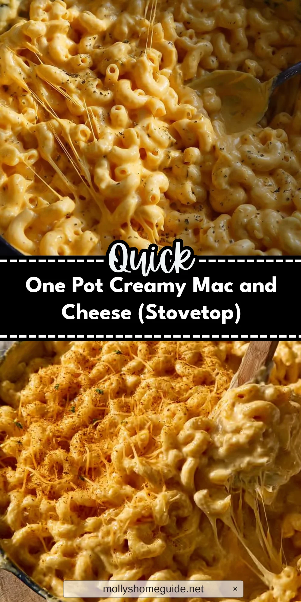 One Pot Creamy Mac and Cheese (Stovetop)