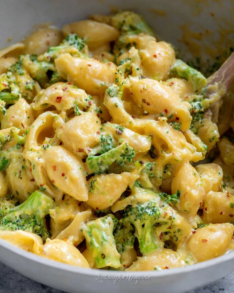 One Pot Healthy Broccoli Mac and Cheese