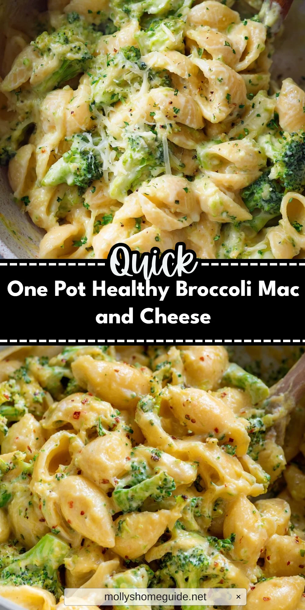 One Pot Healthy Broccoli Mac and Cheese