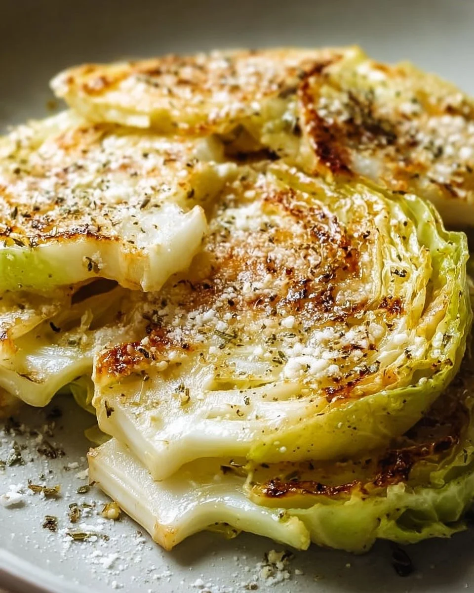 Parmesan Cabbage Steaks