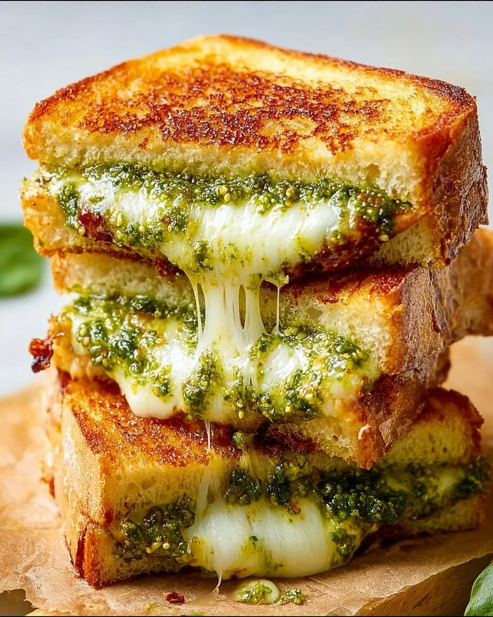 Pesto Grilled Cheese