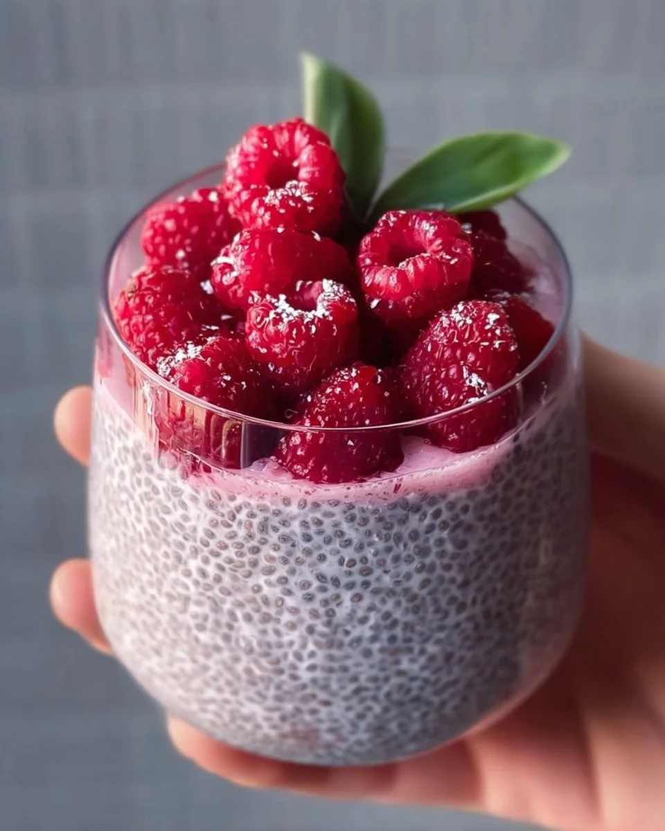 Raspberry Chia Pudding