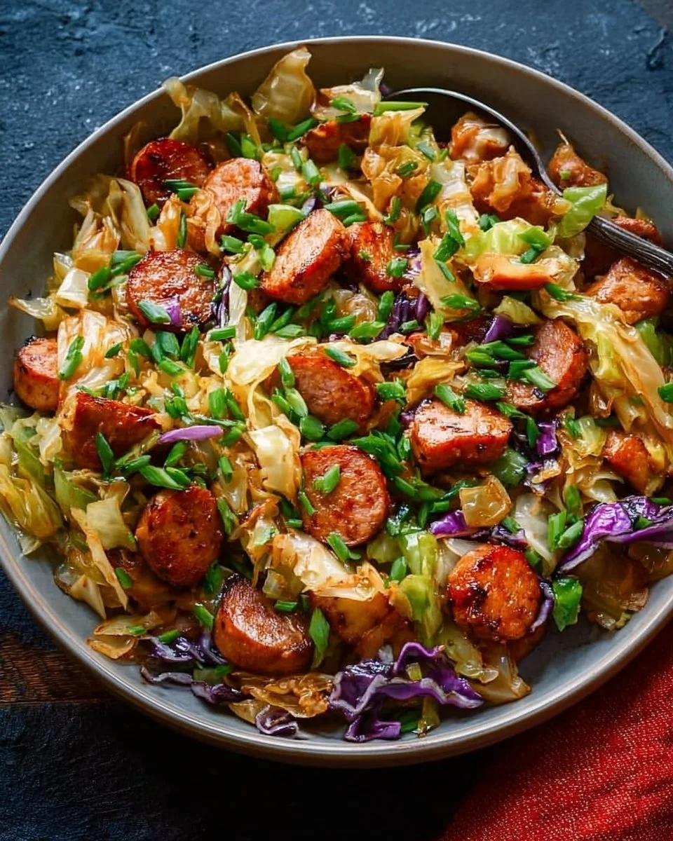 Sausage and Cabbage Stir Fry