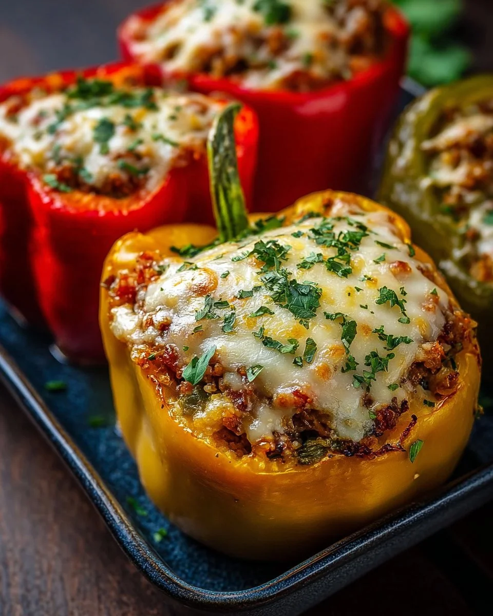 Vegetarian Stuffed Bell Peppers