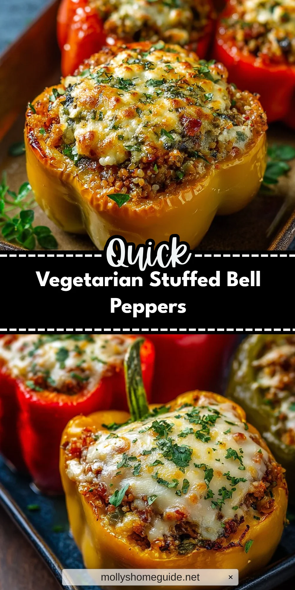 Vegetarian Stuffed Bell Peppers