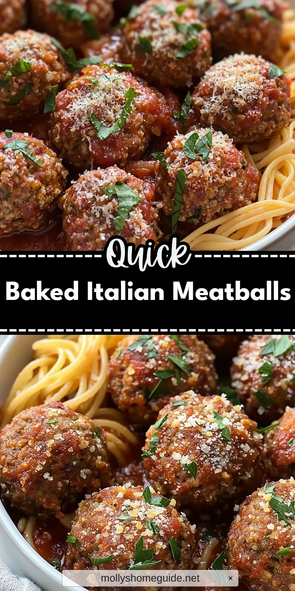 Baked Italian Meatballs