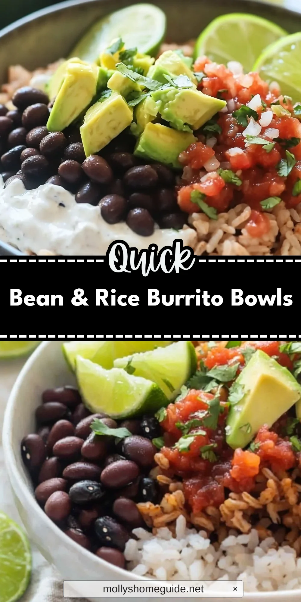 Bean & Rice Burrito Bowls