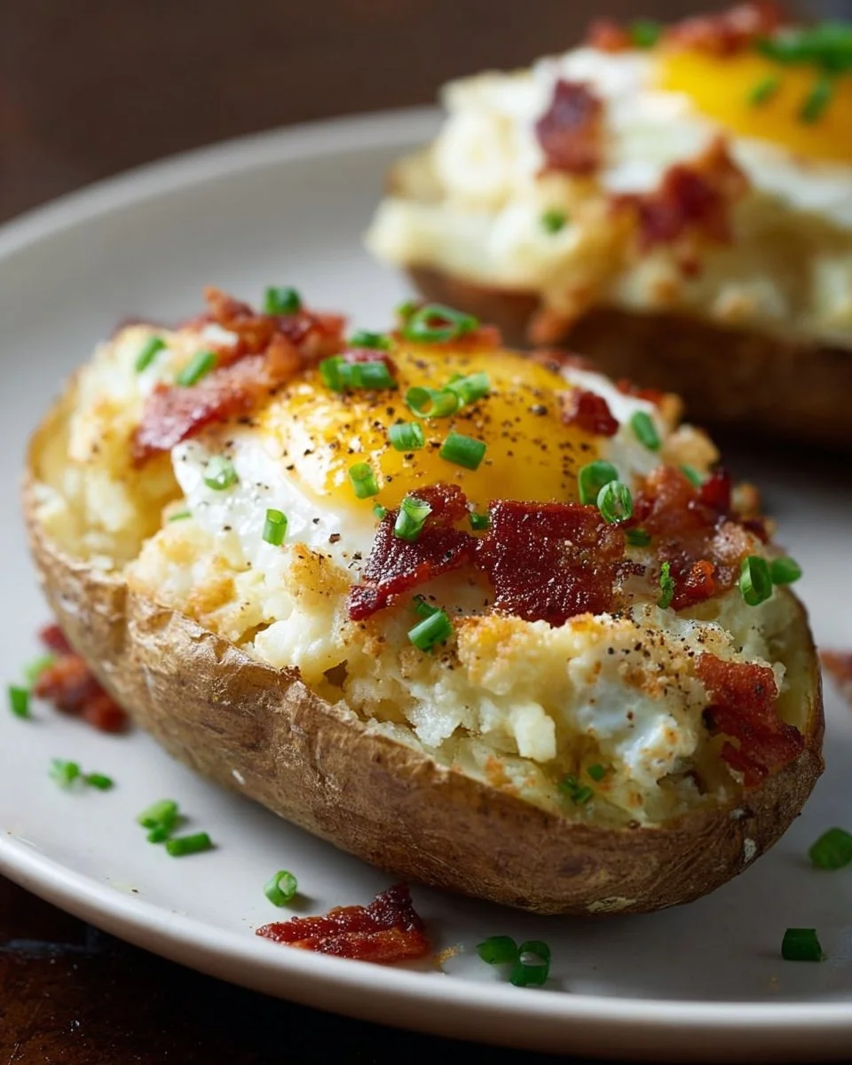 Breakfast Twice Baked Potato